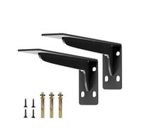 Thickened Heavy-Duty Triangular Bracket, Wall-Mounted Bookcase Shelf Support Frame, Load-Bearing Angle Iron Fixing Frame(22 inch)