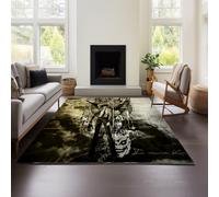 Thickened Imitation Cashmere Death Note Carpet Nordic Moroccan Living Room Bedroom Sofa Coffee Table Blanket Ethnic Style American Country Retro (DN 01,160x240 cm)