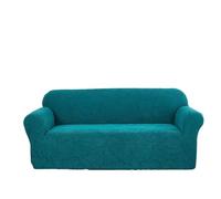 Thickened Knitted Full Coverage Stretch Sofa CoverUniversal Dustproof Protector for Home DecorStylish Green Color Single Seat Fit Enhances Living Room Aesthetics