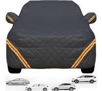 Thickened Large Full Car Cover Custom Fit Compatible with Land Rover Defender 2011-2016，UV Hail Snow Scratch Proof Winter Summer Indoor Garage Outdoor Daily & Long-Term Storage