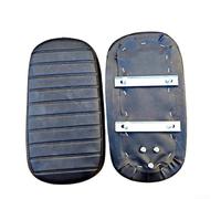 Thickened Leather Bicycle Seat Cushion, 34 x 17 x 7.5 cm, for Electric Bikes & Passenger Use, with Optional Backrest Support, Commuting and Family Transport(B)