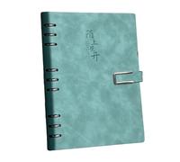Thickened Leather Loose-Leaf Students' Fresh Personality and Creativity-[B5 Gray Blue] an All-consuming Love