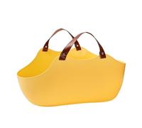 Thickened Litter Box Cats Rabbits Control Not Stick Smooth Surfaces Portable Handle Yellow Puss Litter Box Leather Handle