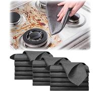 Thickened Magic Cleaning Cloth, 2025 New Reusable Microfiber Cleaning Cloth, Streak Free Multipurpose Non Scratch Dishcloth Rags for Kitchen, Windows, Mirror, Glass, Car (15)