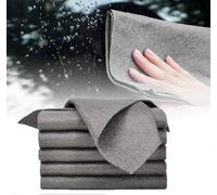 Thickened Magic Cleaning Cloth - Reuseable Magic Fiber Microfiber Cleaning Cloths, Streak Free Microfiber Cloth Multipurpose Miracle Towels Rags for Kitchen, Window, Glass, Cars (5, 30 * 30cm)