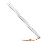 Thickened Measurement Tool Stainless Steel 50cm Straight Ruler Car Mounted Defense Ruler Multifunctional Car Mounted Defense