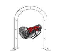 Thickened Metal Garden Arch Trellis for Climbing Plants - Large White Wedding Arbor 280x220cm Durable Outdoor Decorative Arch for Events & Landscaping