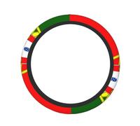 Thickened Neoprene Steering Wheel Cover print Portuguese flag