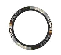 Thickened Neoprene Steering Wheel Cover print tiger stripe