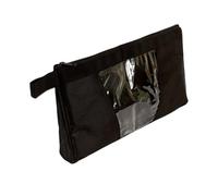 Thickened Oxford Cloth PVC Translucent Tool Storage Bag 340x190mm with Carry Handle and Hanging Loops, Multifunctional Organizer for Home & Garden Tools