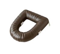 Thickened Padded Toilet Seat Cover, Brown