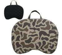 Thickened Padding - Hunting Support for Forest Comfort | Camouflage Fabric with High Density Foam & Integrated Carry Strap Wilderness Gear for Deer Blind Siting Duck Boat Resting Tree Stand Wait