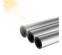 Thickened Pipe Insulation Foam Tube, Insulation Tubing Self Adhesiv 20 27 32 38 52 65 76 90 110mm ID High-Density Foam Pipe for Hot and Cold Water Pipes, Solar Pipe 0.95m(ID20mm x T20mm)