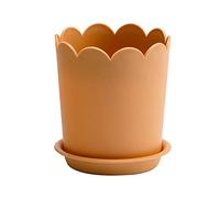 Thickened Plastic Planter In Resin Pot For Home Gardening Suitable For Balcony Roses And Greenery Small Garden (A, One Size)