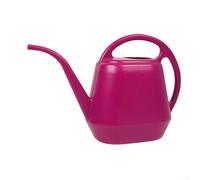 Thickened Plastic Watering Kettle 4L with Long Mouth Sprinkler for Gardening, Enables Targeted Watering and Resists Wear in Outdoor Conditions (Rose Red)