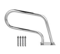 Thickened Pool Handrail for Above Ground Pool - 304 Stainless Steel Safety Stair Rail with Non Slip Grip for Ladders, Easy Pool Entry and Exit, Secure Swimming Pool Accessories