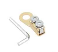 Thickened Pure Copper Car Battery Terminal Clamps, Heavy Duty Wire Connector Lugs for Positive Negative Posts, Gold Finish(small)