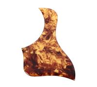 Thickened PVC Acoustic Guitar Pickguard, Self Adhesive Scratch Plate with Anti Scratch Protection, Stylish Decorative Guitar Guard Plate for Acoustic Guitar Sound