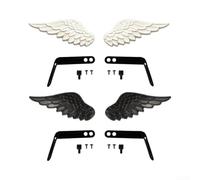 Thickened Resin Hand Guards 21cm for angel Wing Style Thickened | 3D for angel wing design, stylish embellishment, left-right compatible pair, 21cm length, white black clear