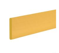 Thickened Rubber Anti Collision Strip 2M Self Skirting Board for Protecting Wall Corners and Furniture Edges at For Home (Yellow)