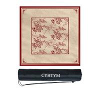 Thickened Silent Mahjong Mat, Square Large Table Cushion with Rubber Anti Slip Bottom, Foldable Storage(100CM/39.3")