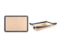 Thickened Silicone Baking Mat Non Reusable Sheet for Cookies Macarons Bread Pastry Roasting 40x30cm Grey(30 * 21 Gray)