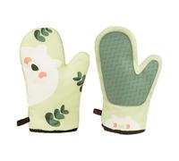 Thickened silicone oven gloves, Cartoon oven gloves, spacesaving, for kitchen, baking, household Ref: 4772