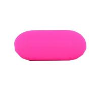 Thickened Silicone Protective Cover for Google TV 2024 Streamer 4K/Chromecast with Hosts - Smooth Texture (Rose Red)