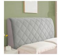 Thickened Soft Bed Headboard Cover AntiCollision Universal Backrest Protector Light Gray 210CMModern Bedroom Furniture Protection Stylish & Durable Design