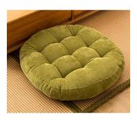 Thickened Soft Chair Cushions for Dining Office & Living Room - Round/Square Seat Pads in Alight Green 45x45cm Comfortable Cotton Seat Cushions for Garden & Home Use