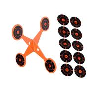 Thickened Spinner Target - Automatic Self-Reset Shock Resistant Portable,Automatic Reset Metal Rotating Target - For Range, Backyard, , Field, Open Ground As Well As