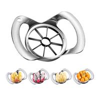 Thickened Stainless Steel Apple Slicer and Corer, Apple Cutter, Divider, Fruit Slicer, Fruit Cutter, Easy to use, time-Saving, Labor-Saving, Suitable for Apples, Pears, Oranges (8-Blades)