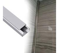 Thickened Stainless Steel Cable Trunking Kit - 1 PC Screw-Fixed Cable Raceway Cover for Indoor/Outdoor Cord Hiding, 2" W x 1.2" H x 60" L, Durable Cable Management Solution