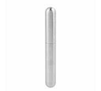 Thickened Stainless Steel Cigar Rack Humidor Tube Portable Travel Cigar Case Men's Cigarette Case Silver Small Cigar Container Tobacco Box for Travel Business Trip Carry Case Collection