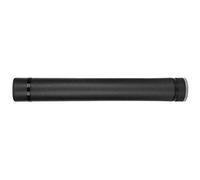 Thickened Telescopic Collection Poster Extendable Storage Tube for Artworks and Maps 3.3" Diameter Drawing Storage Tube with Flip Cover for Traveling Artists (Black)