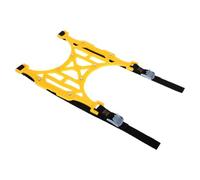 Thickened Tire Emergency Chain for Car Wheels, Easy Install | Iron Tpu Nylon Build, Yellow Finish, Portable Storage, Broad Fit for Road Vehicles and Muddy Roads