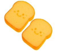 Thickened Toast Shape Kitchen Sponge Scrubber for Dishwashing | Cute Khaki Bread Pattern, Reusable Lightweight Sponge, Versatile Cleaning Pad for Washing Tasks