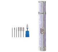 Thickened Toenail Nail Wireless Four Speed Electric Nail Thickened Toenail Tool Care Set Face Scrub Pads (C, One Size)