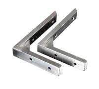 Thickened Triangular Bracket, Stainless Steel Wall Mount, Marble Countertop Support, Wall-Mounted Shelf Fixing.(10 inch)