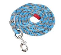 Thickened Tug - Resistant Nylon Horse Leash, Horse Training Rope with Alloy Big Hook, 2m Long Heavy - Duty Livestock & Pet Lead for Stable, Field and Trail Use (Blue Grey)