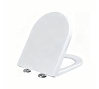 Thickened U-Shaped Toilet Seat, Soft Close Scratch-Resistant Toilet Lid, Easy Clean Quick Release Toilet Seat for Bathroom Replacement(Large)