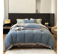 Thickened Warm Carved Velvet Winter Bed Four Piece Double Faced Quilt Cover Velvet Bed Sheet Pillowcase