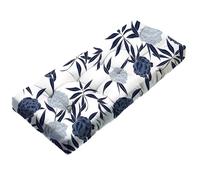 Thickened Waterproof Outdoor Bench Cushion for Patio Furniture, Long Time Color Fastness Patio Porch Swing Replacement Seat Pad with Ties for Patio Porch Chair, 105 x50 CM, Blue Enchantress