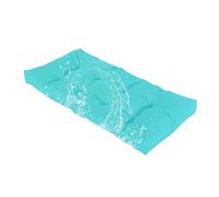 Thickened Waterproof Outdoor Bench Cushion, Garden Bench Seat Cushion, With Non-Slip Straps, For Long Time Color Fastness Patio Porch Swing Replacement Seat Pad,O 62,190x40cm