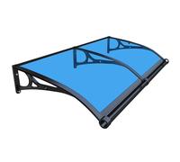 Thickened window awning, waterproof and UV-resistant outdoor awning, comes with a full set of installation fittings, suitable for commercial use(39x78in(100x200cm))