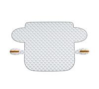 Thickened Winter Car Cover Glass Sunshade Heat Insulation Front Windproof Anti-Snow Anti-Frost Protection Windscreen Cover Winter(5 Magnetic large 160 * 116cm)