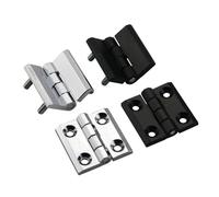 Thickened Zinc Alloy Industrial Machinery Equipment Hinge 1Pcs(XG02-067-1-Black)