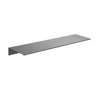 Thickening Space Aluminum Storage Racks Shower Caddy Metal Shelves Bathroom Kitchen Hardware Pendant Gray Bathroom Shelves Wall-Mounted Mirror Frame Organizer(60cm)