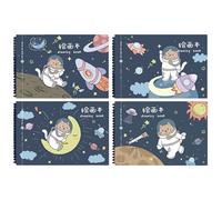 Thickening the Fine Art Paintings, Hand-Painted and Exquisite Personality-Universe (A4/30) Random Patterns