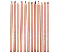 Thicker Charcoal Drawing Painting Tool Set, 12 Flexible Toner Pencils for Evenly Layered Art, 6.8" Colorful Sketching Pencils for Adults, Perfect